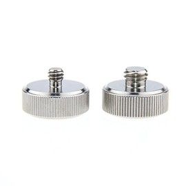 CAMVATE 1/4 Inch Female to 3/8 Inch Male & 3/8 Inch Female to 1/4 Inch Male Tripod Thread Screw Adapter for DSLR Camera Tripod Monopod Head