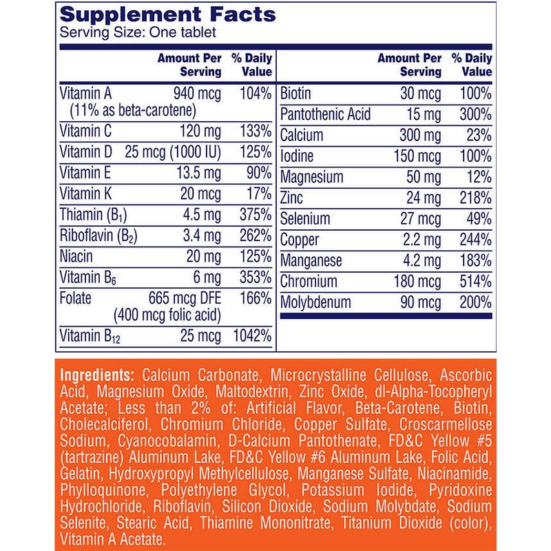 Bayer One A Day Women's 50+ Multivitamin Multimineral Supplement 300