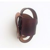 Basket Style Leather Tape Measure Holder by AP Saddlery (Dark