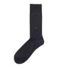 Gunze Business Socks, Men's POLO Polo, Flat Ribbe, One Point,