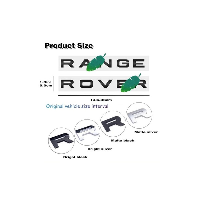 Car Emblem for Front Hood or Trunk lid Rear ABS