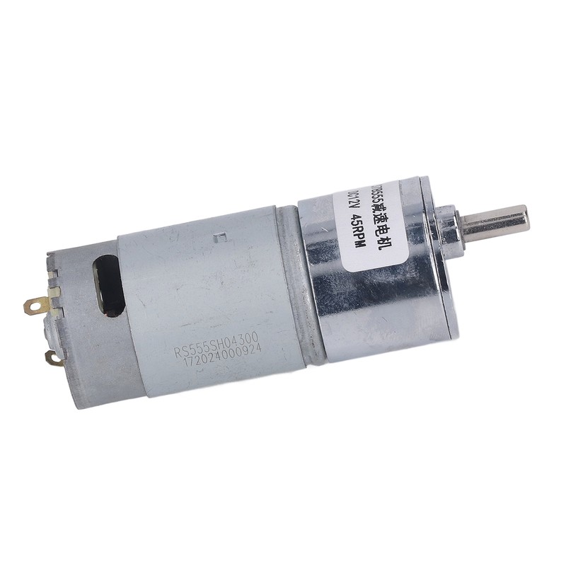 DC Geared Motor 45RPM Brass Coil Reversible Self Locking Wear