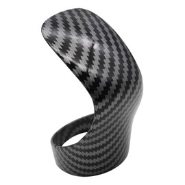 ATUOTPO 1PC Carbon Fiber ABS Shift Knob Trim Cover Trim Compatible with Lexus IS250 350 200T RC300 RC350 GS350 RX350 2014-2021 Base Sport Sedan