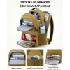 RAINSMORE Mochilas para Hombre con Lonchera Mochila para Laptop 16