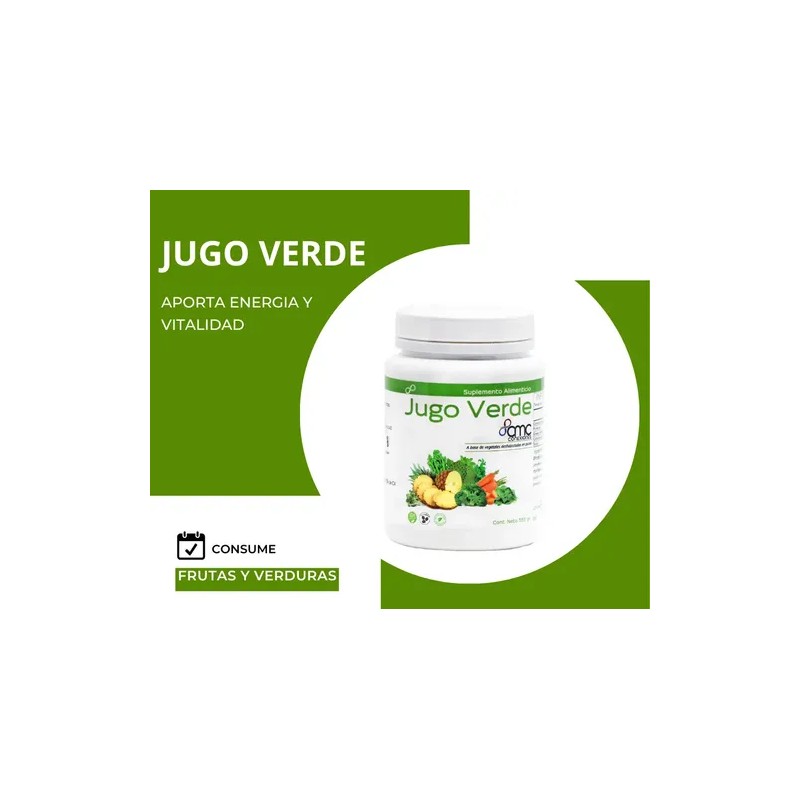 Jugo Verde en Polvo CMC 555g Suplemento de Vegetales Orgánicos