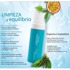 Espuma Limpiadora Control Grasa Limpieza y Equilibrio, Terramar 150 ml