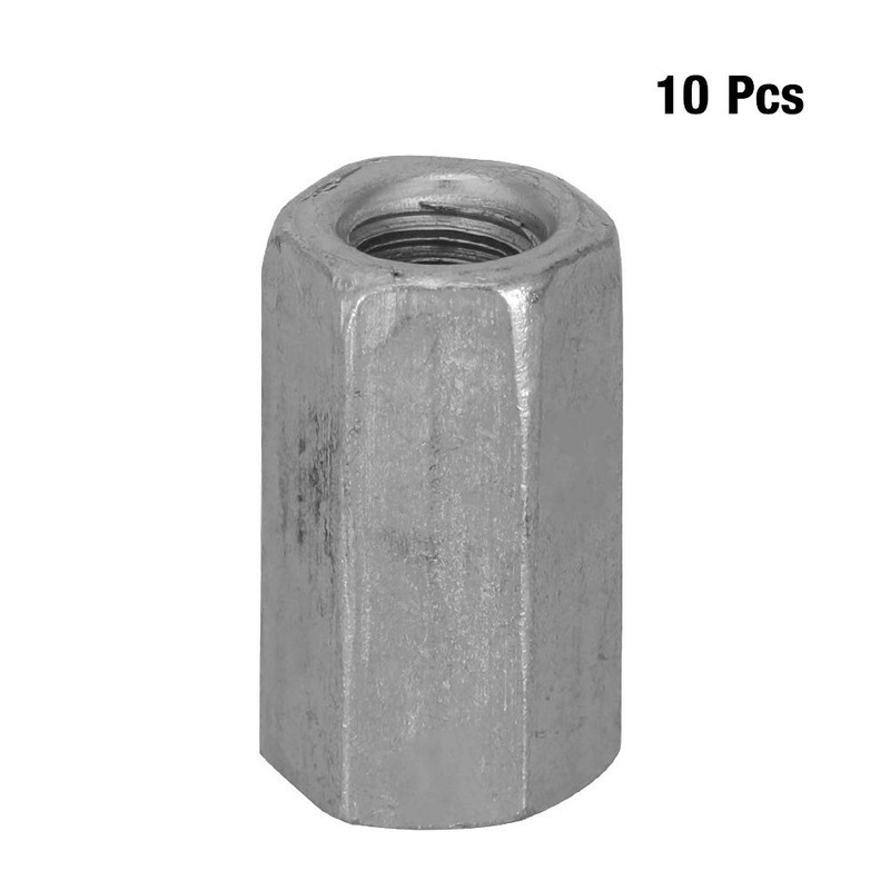 Long Top Nut, Hex Hex Nut,10 Pieces M6 Hexagonal M6