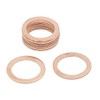 10pcs Copper Crush Washers Flat Car Sealing Gaskets Rings M16