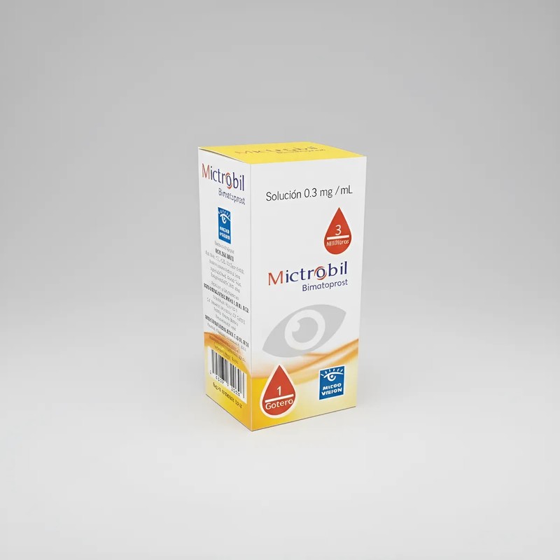Bimatoprost Mictrobil Crecimiento De Pestañas 0.3 Ml