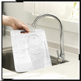 Yaocom Stainless Steel Cutting Board for Kitchen 304 Steel Chopping Board Dishwasher Safe Metal Cutting Board Set for Kitchen Meat Fruit Vegetable(3 Pcs,9"x13.4",7.87"x11.8",6"x9.5")