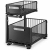 2-Tier Under Sink Organizer for Kitchen & Bathroom – Adjustable