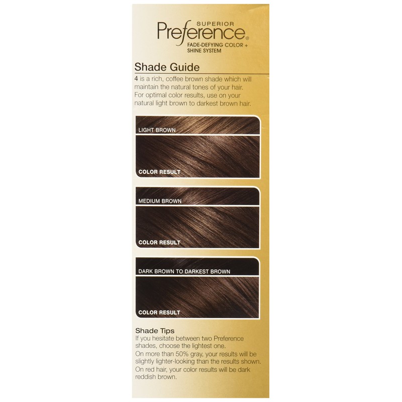 L'Oreal Preference #4 Dark Brown, 1 ct