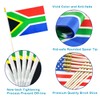 QQSD South Africa Small Flag South African Stick Mini Hand