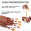 LIONVISON Practice Hand for Acrylic Nails,Flexible Nail Practice Hands Fingers