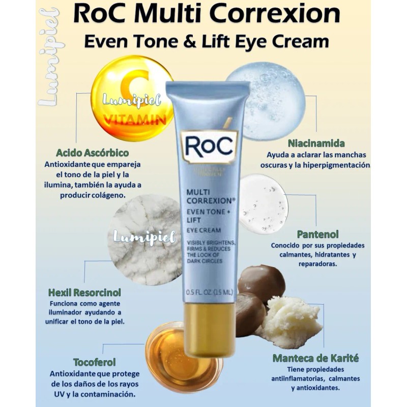 Roc Even Tone & Lift Hidratante Fps 30 + Crema