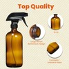 Amber Glass Spray Bottles For Cleaning Solutions (4 Pack) -