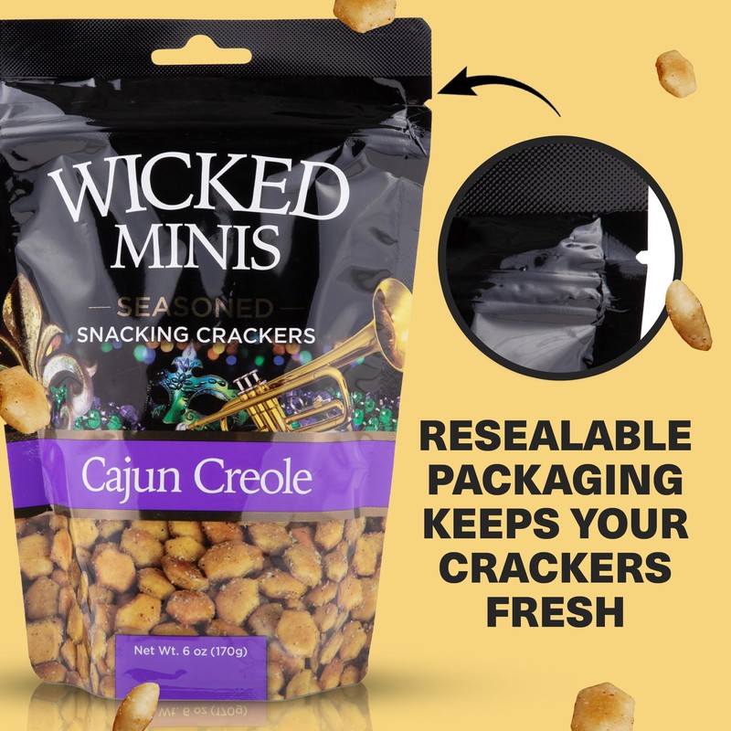 Wicked Minis Soup & Oyster Crackers - Saltine Crackers Salted