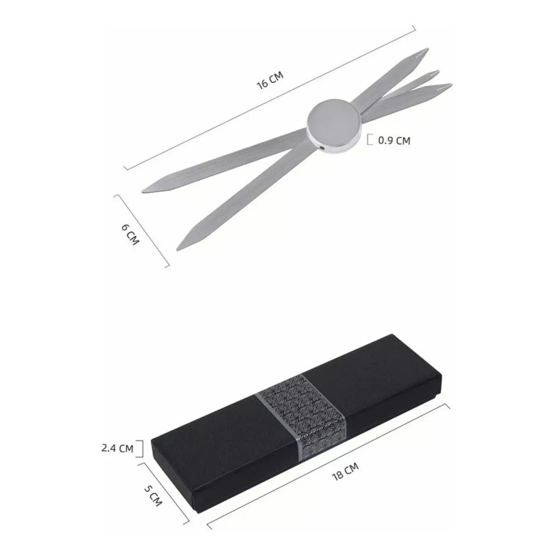 Regla Aurea Compas Giratorio Para Diseño Cejas