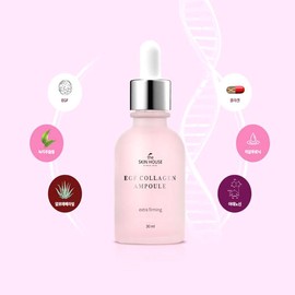 The Skin House 콜라겐 EGF 앰플 30ml 주름개선 피부윤기 수분 영양공급 Collagen EGF Ampoule 30ml Wrinkle Improvement Skin Radiance Moisture Nutrient Supply