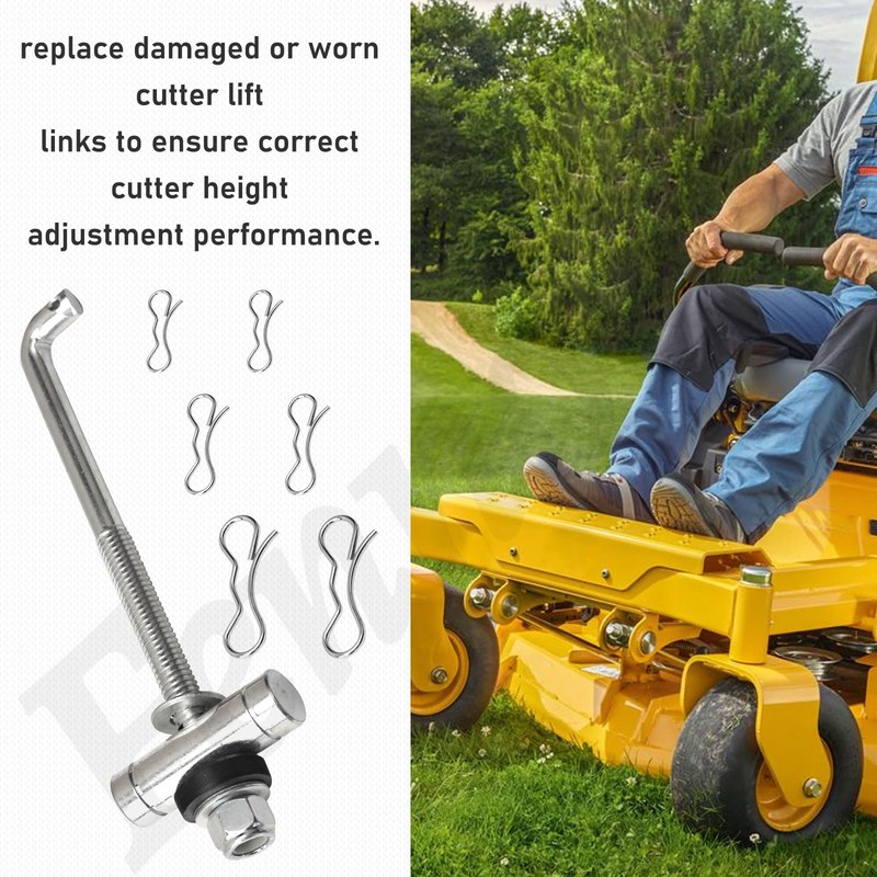 607912 Deck Lift Link Replacement Kit Compatible With Hustler Raptor