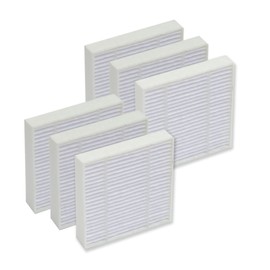 PUREBURG AM99 Replacement True HEPA Filters Compatible with AURORA,4WDKING,KENGEE,TILKOM Electrical Air Purifier AM99,H13 Air Clean 6-Pack