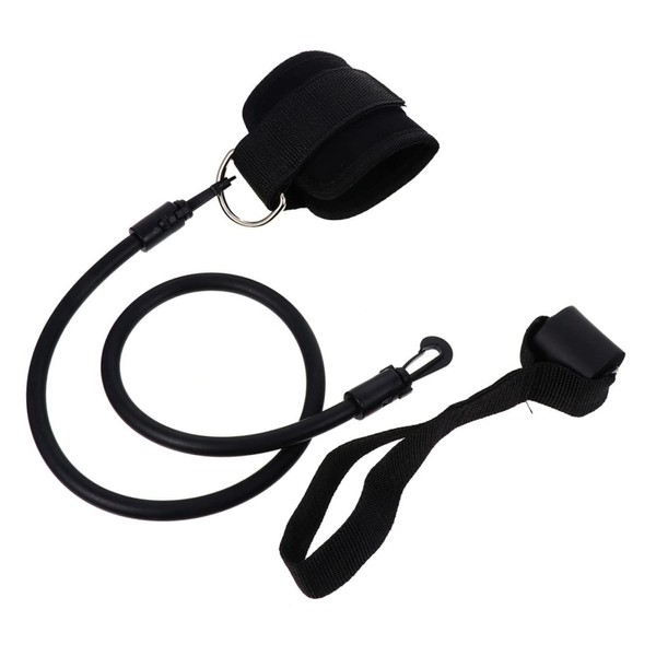 Mikinona Fitness Rope with Ankle Strap Set Durable Tension Band