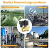 Elektrisches Magnetventil 220V AC: 1/2" Messing Elektromagnetventil Wasserverteilungsventile für Wasser