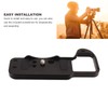Aluminum alloy quick release video camera plate, quick disassembly and