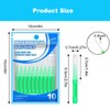 Pack of 30 Interdental Brushes - Brushes for Interdental Spaces,