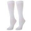 Celeste Stein Thick Compression Socks, White, 8-15 mmHg, Mild, 2
