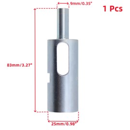 Oedema 9 Gauge Drill Chuck Fixing Twist Ties Tool Heavy Duty Fence Wire Easy Twisting Tool for Fixing Chain Link Fence