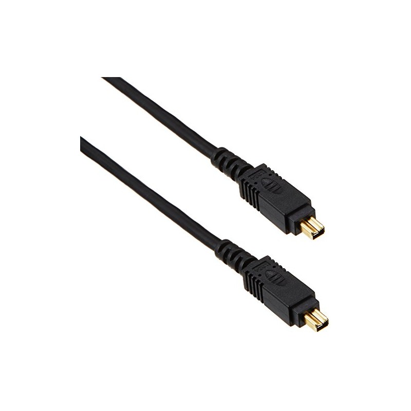 ELECOM IEEE1394 FireWire 400 (i.LINK / DV) Cable, 4 Pin