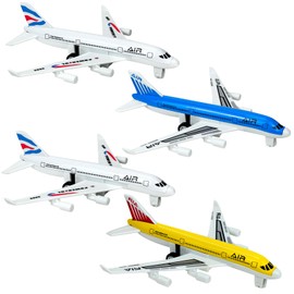 Airplane Toy Airplane Toy Set of 4 Flying Toys Kids Toys Pull Back Airplane Model Mini Airplane Fighter Toy for Kids Airplane Model Toy for Kids (Airplane Toys-4P)