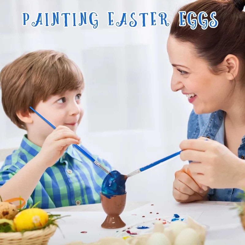 Egg Painting Set - 12 Wooden Eggs to Paint with