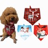 3 Pcs Dog Bandana, MH MOIHSING Christmas Dog Scarf Bandana