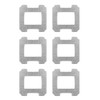 Hsthe Sea 6Pack Cleaning Pads for Eccvacs Winbot W1/W1 Pro,