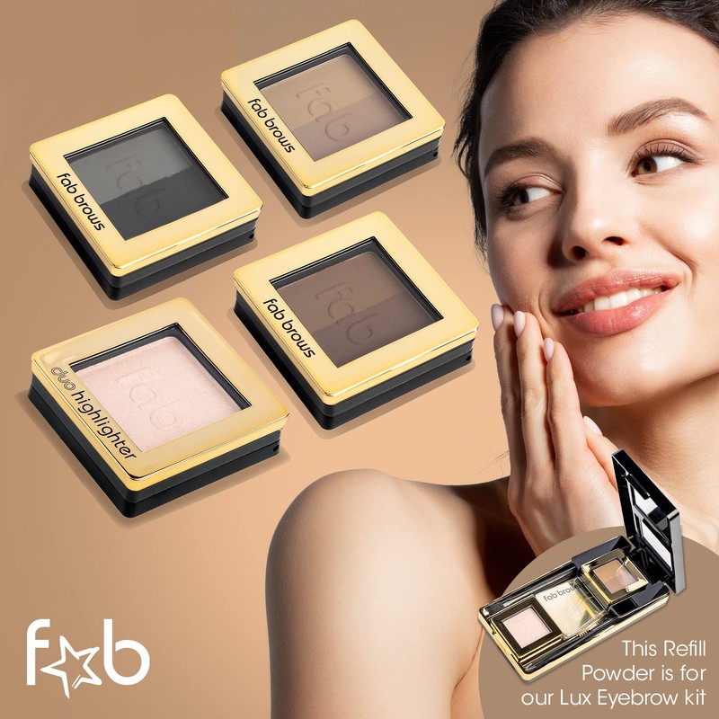 Lux Eyebrow Kit Refill Powder - Soft and Natural Eyebrow