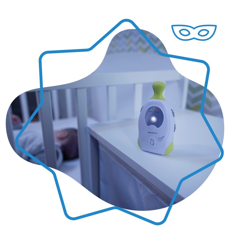 Badabulle B014010 Babyphone Online 300m+, weiß