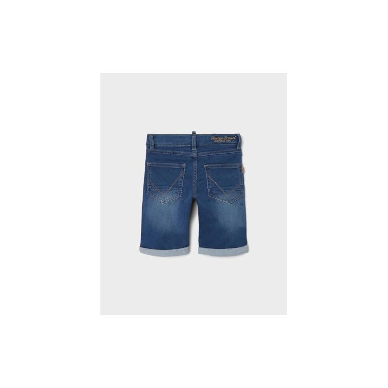 NAME IT Men's Shorts, Medium blue (medium blue denim)