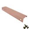 M4TEC Concealed Finger Pull Handles Metal Edge Design Modern Kitchen