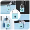 UMIKSMART Keyless Fingerprint Lock, Waterproof USB Rechargeable Smart Padlock for