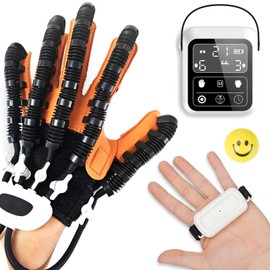 Rehabilitation Robot Glove for Stroke Recovery - Robotic Hand Therapy Glove for Left or Right Hand Fingers Strength Training Device for Hemiplegia for Hand Mobility & Rehab Training (Right Hand - S)