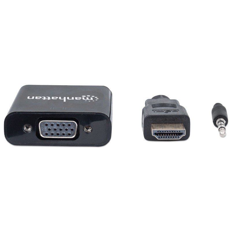 Manhattan 151559 Video Converter, Black