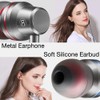 Wired In-Ear Headphones with Mic, 3.5mm Jack Earbuds, HiFi Stereo