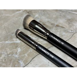 MAC 170 270S Foundation Concealer Brush Set Synthetic Rounded Slant Blending