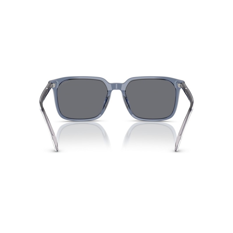 Coach 0HC8411U TRANSPARENT BLUE 55 Sunglasses, Transparent blue, 55