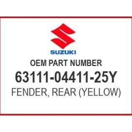 Suzuki FENDER,RR 63111-04411-25