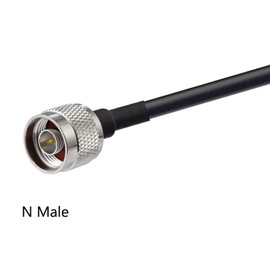 Vecys N to SMA Jumper N Male to SMA Male Low Loss Coaxial Cable RG58 16.4FT/5M + 2PCS Adapter Kit for 3G 4G 5G LTE Antenna Amateur Radio GPS WiFi