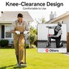 Knee-Friendly Lawn Aerator Tool, Manual Lawn Aerator for Yard,Spring Loaded