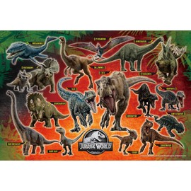 Epoch 300 Piece Jigsaw Puzzle Discover Jurassic World 10.2 x 15.0 inches (26 x 38 cm)